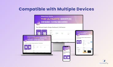 The Ultimate Graphic Design Dashboard gallery image