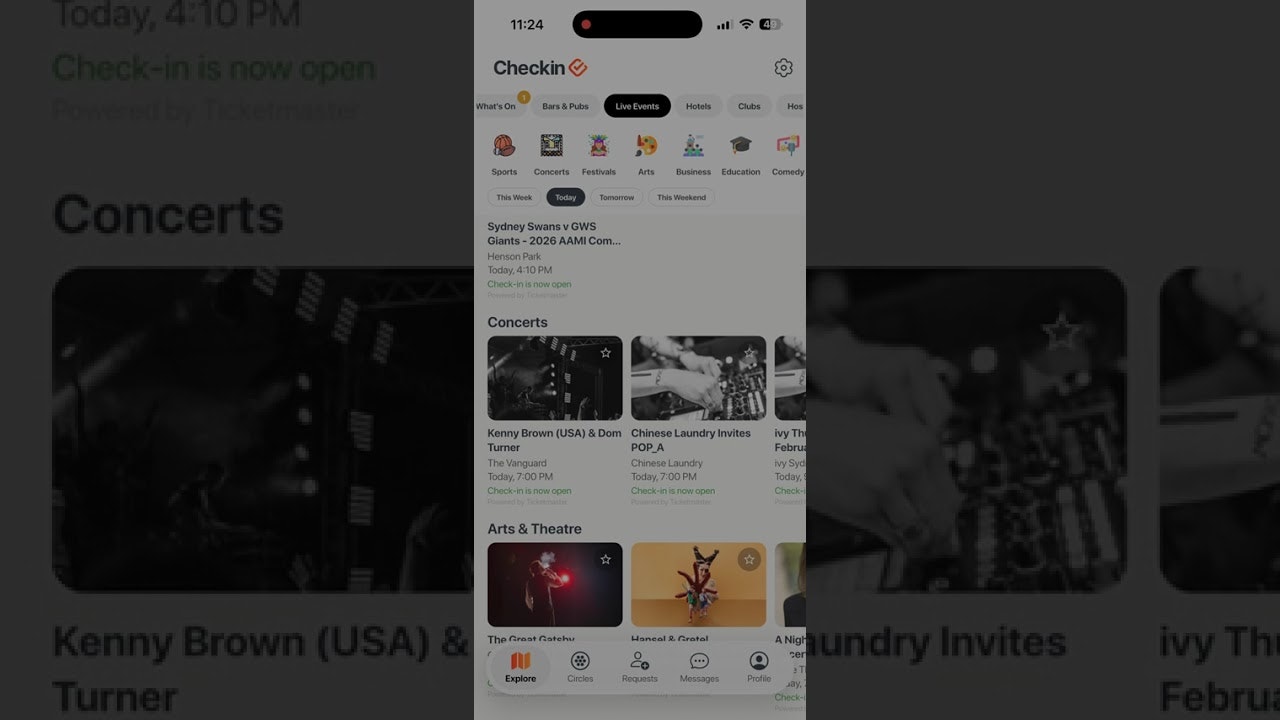Checkin gallery image