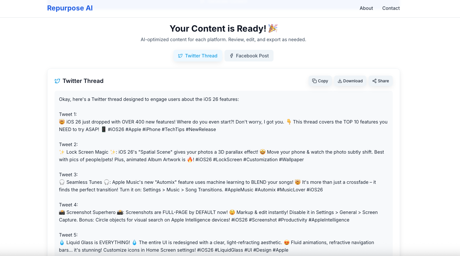 Repurpose AI gallery image
