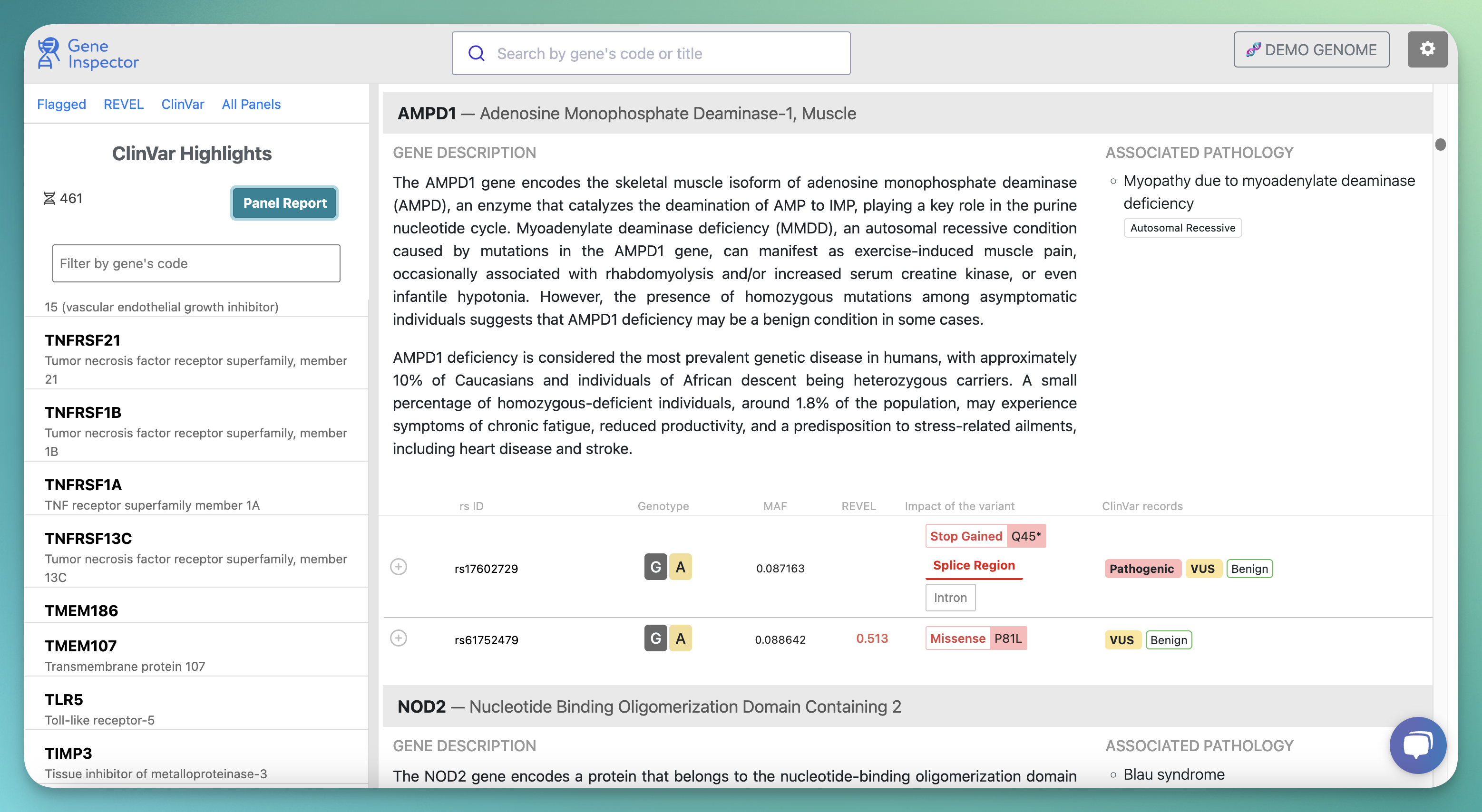 Gene Inspector Pro - Find every genetic mutation that matters media 2