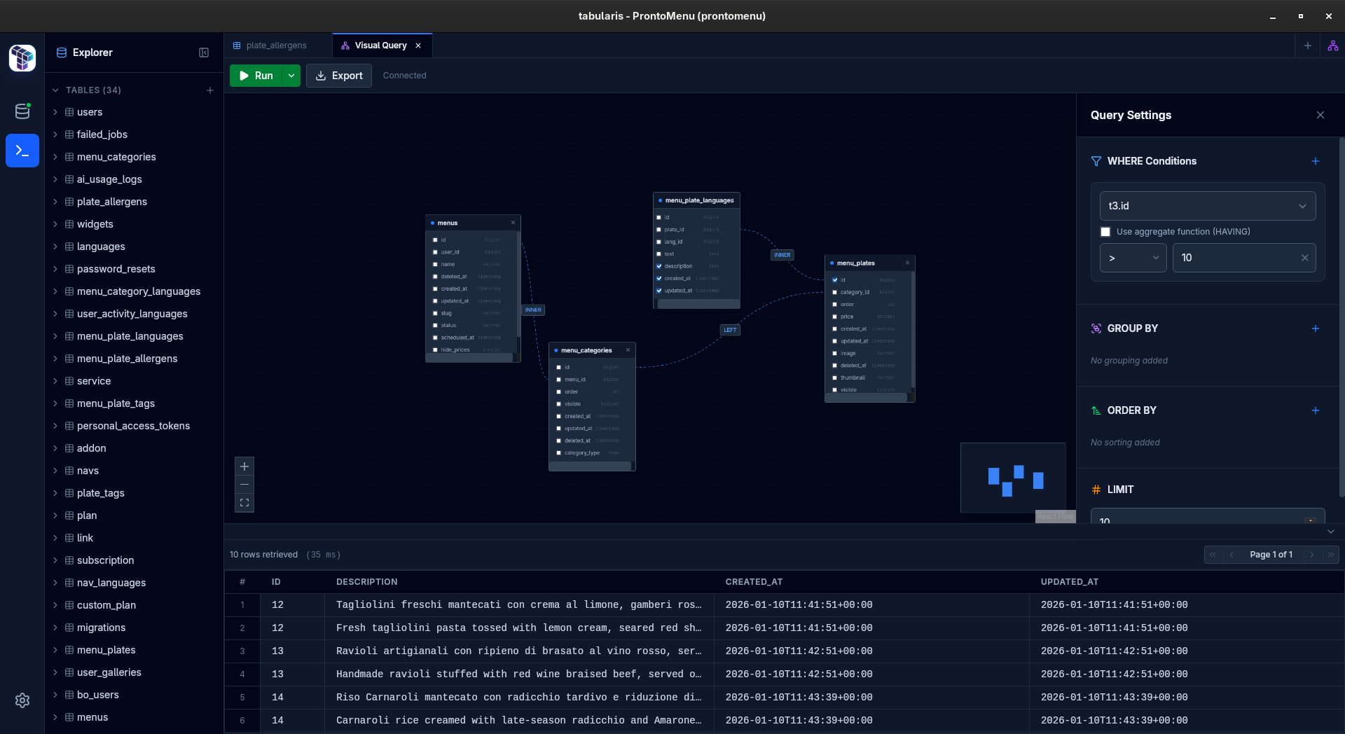 Tabularis - Screenshot 2 showing product features and functionality