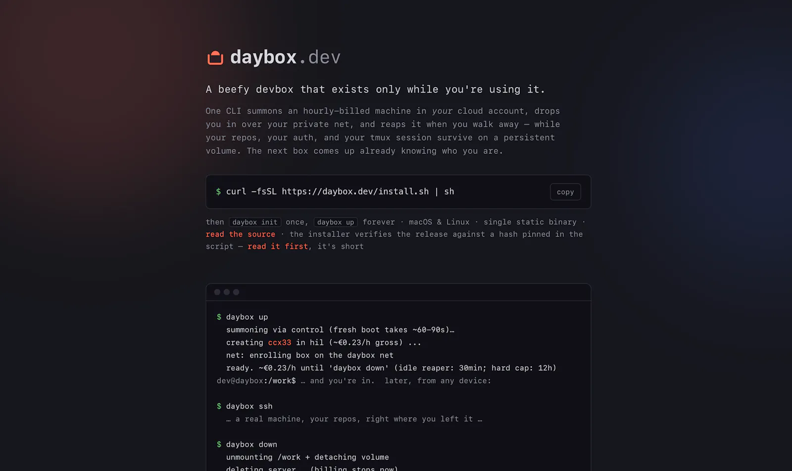 daybox screenshot 1