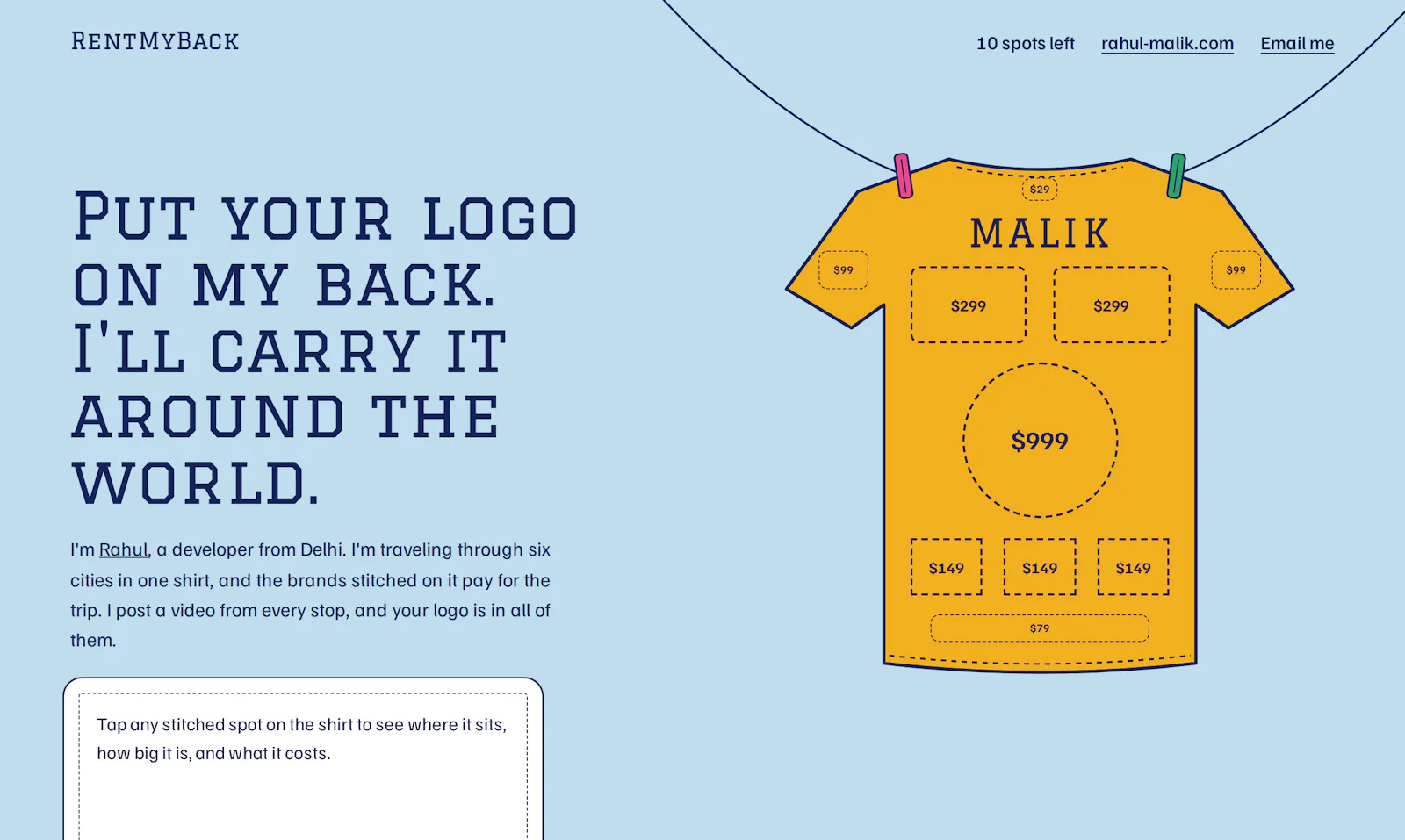 RentMyBack screenshot 1