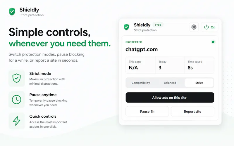 Shieldly Ad Blocker screenshot 1