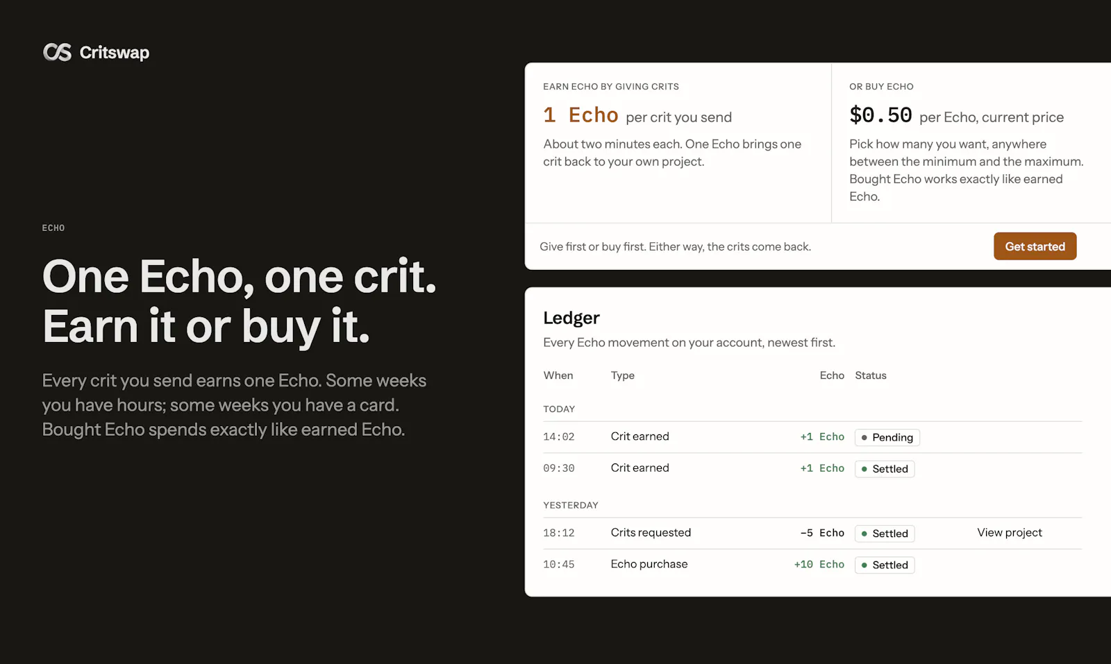 Critswap screenshot 5