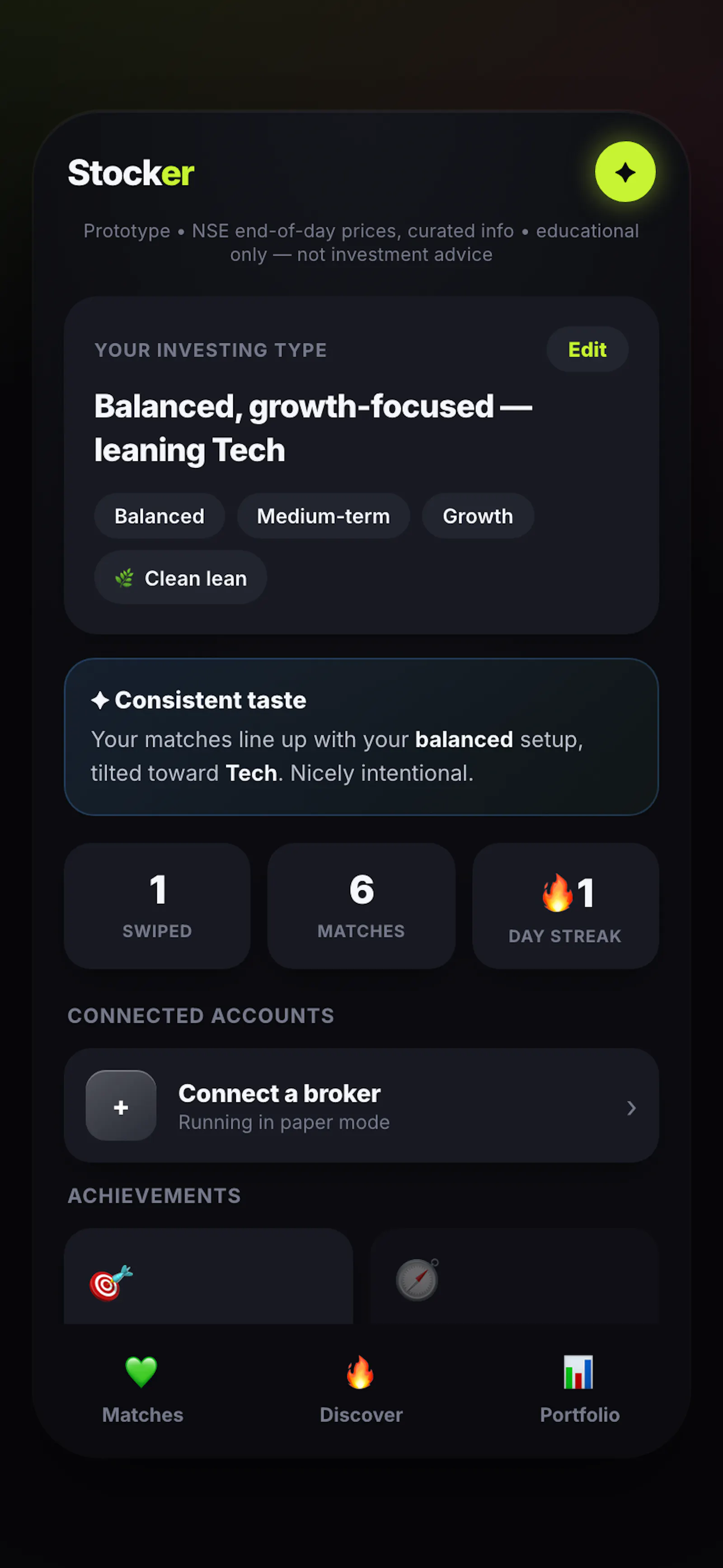 Stocker — Dating, but for stocks screenshot 7
