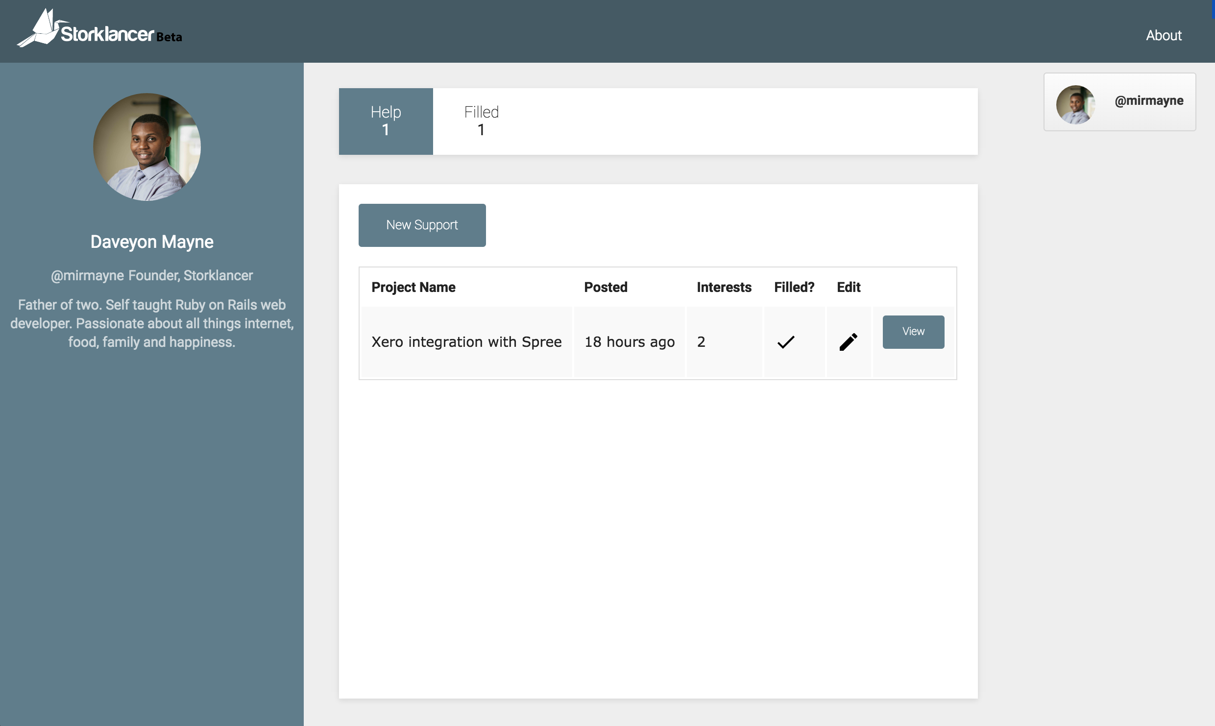 Storklancer.io gallery image