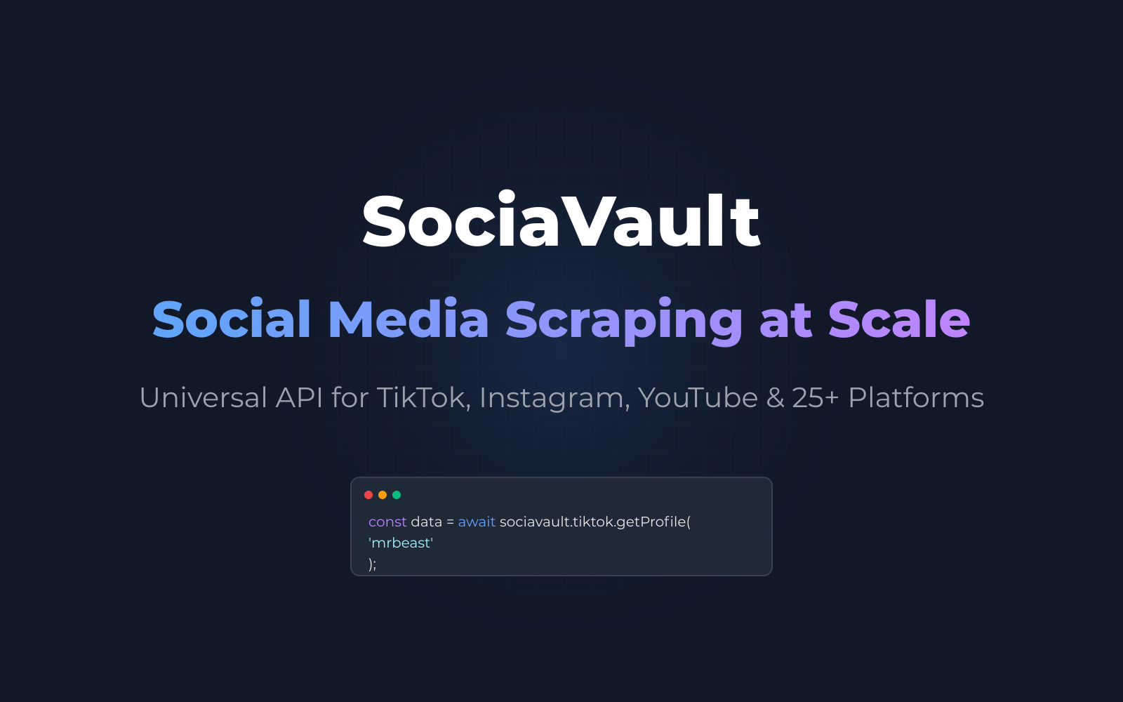 SociaVault gallery image