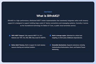 BifroMQ - Multi-tenancy MQTT Broker gallery image