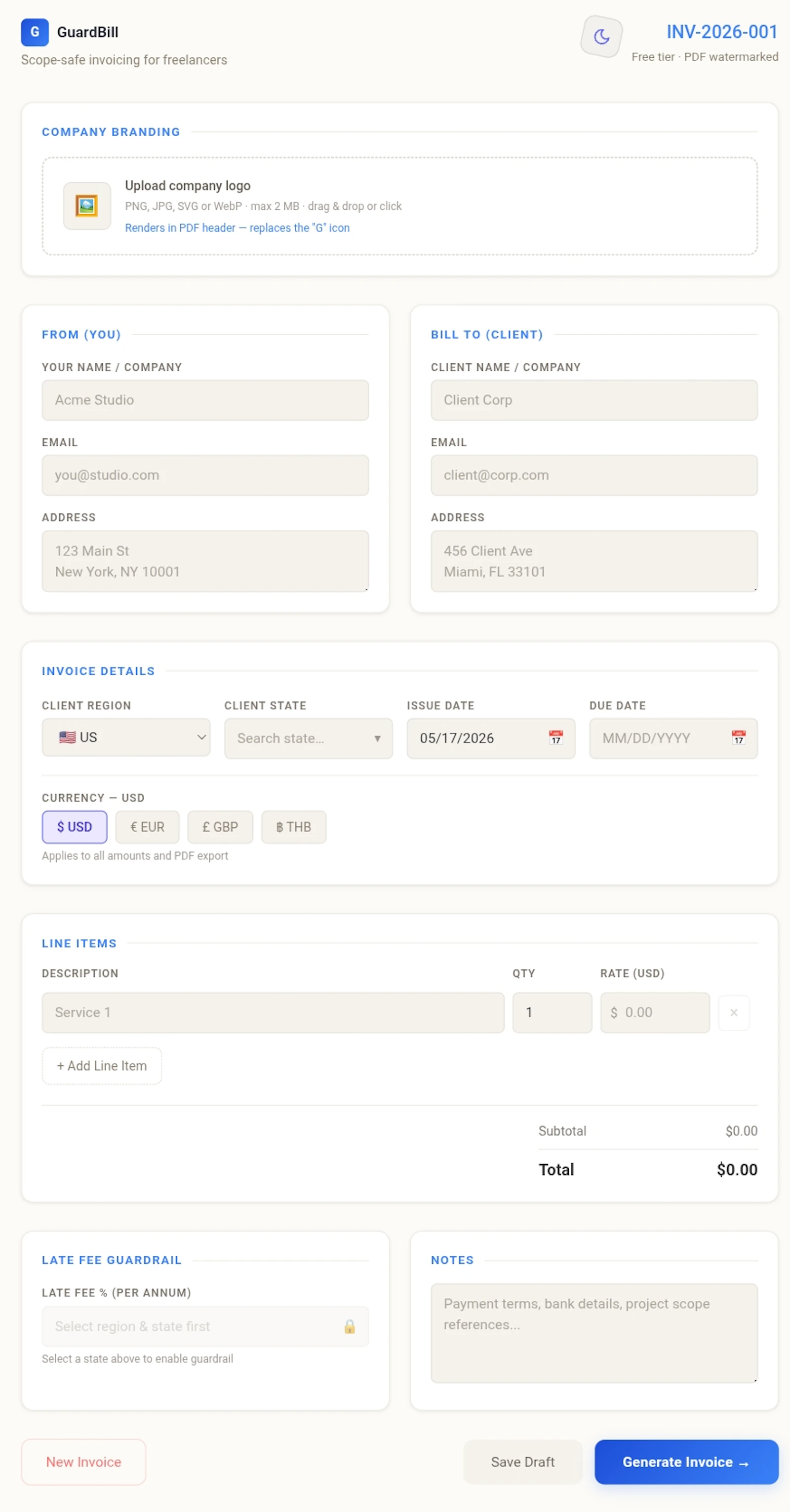 Guardbill  screenshot 2