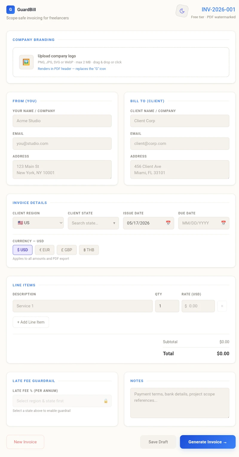 Guardbill  screenshot 2