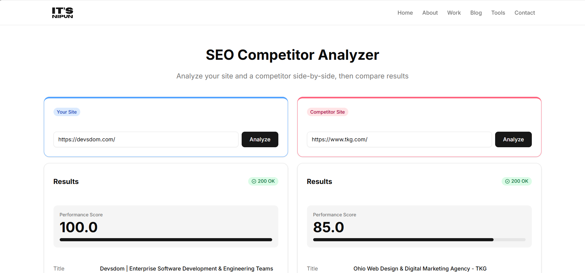 SEO Competitor Analyzer media 2