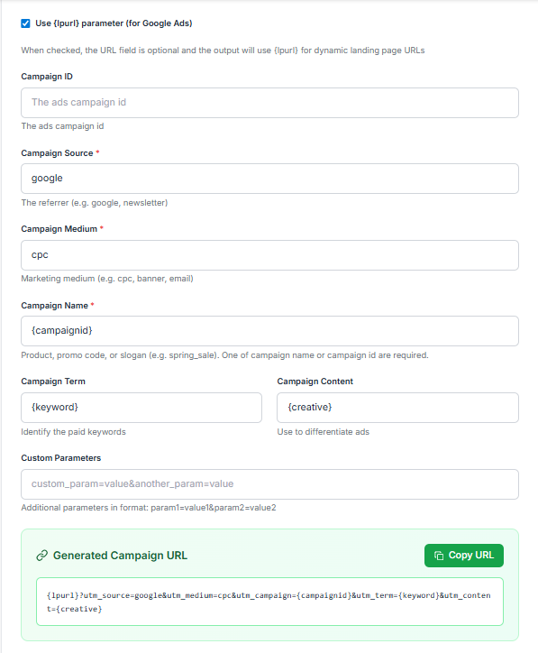 MENA Marketers - UTM Builder gallery image