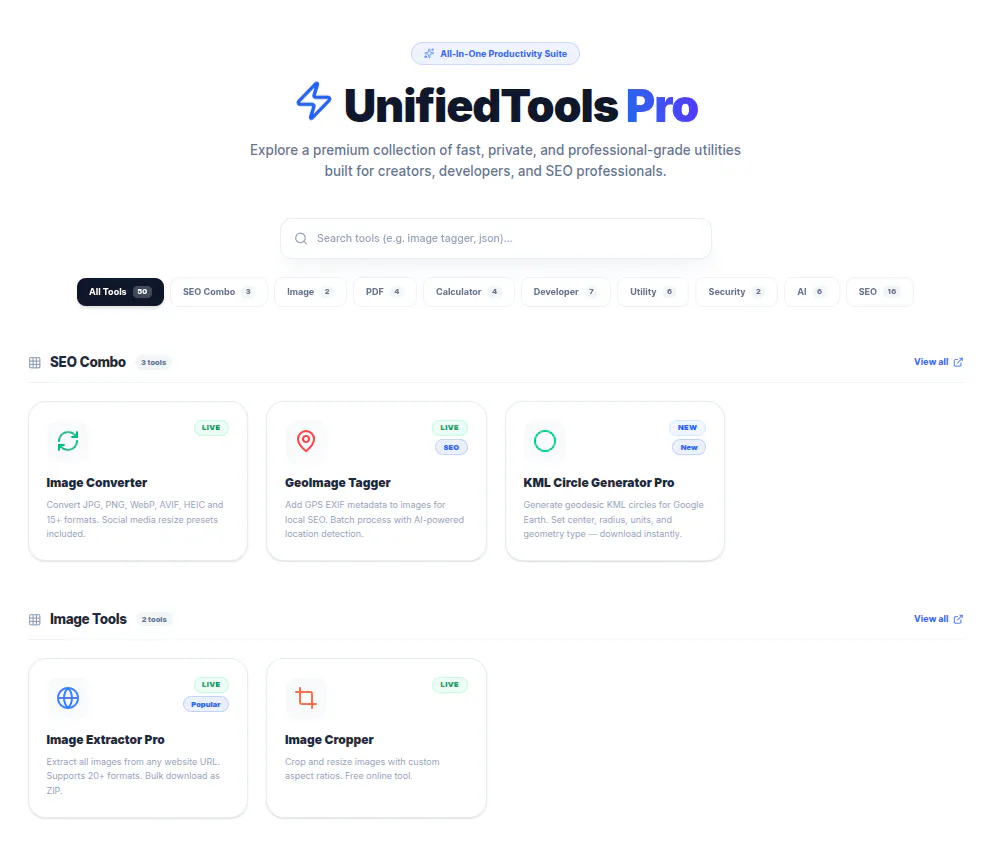 UnifiedTools Pro 截图 1