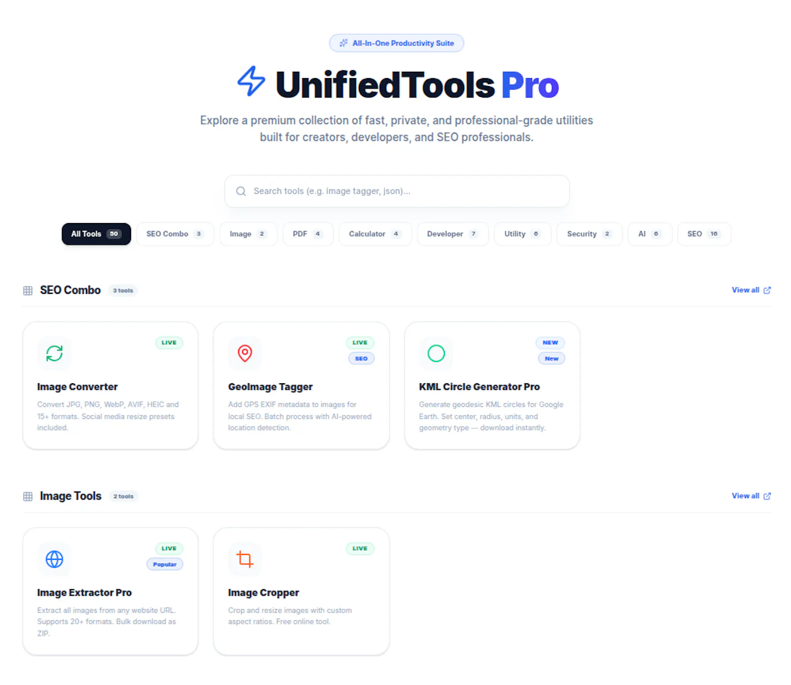 UnifiedTools Pro screenshot 1