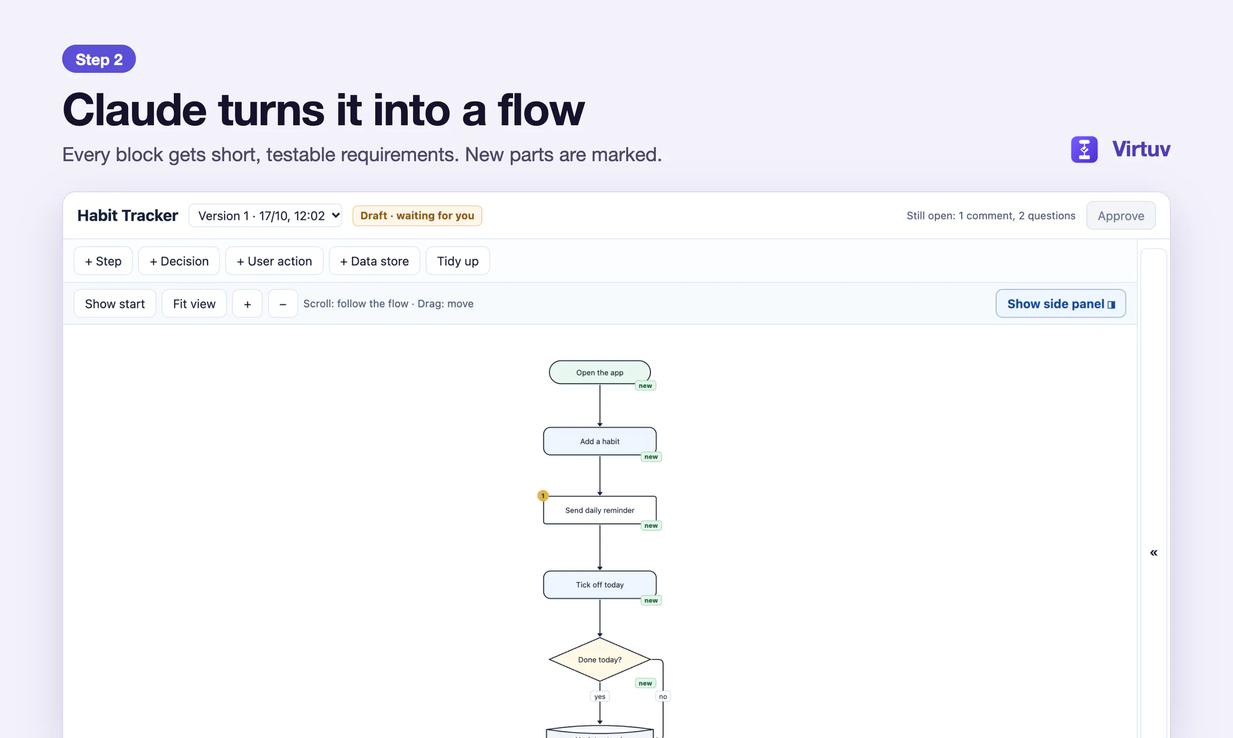 Approve flowchart before Claude builds gallery image