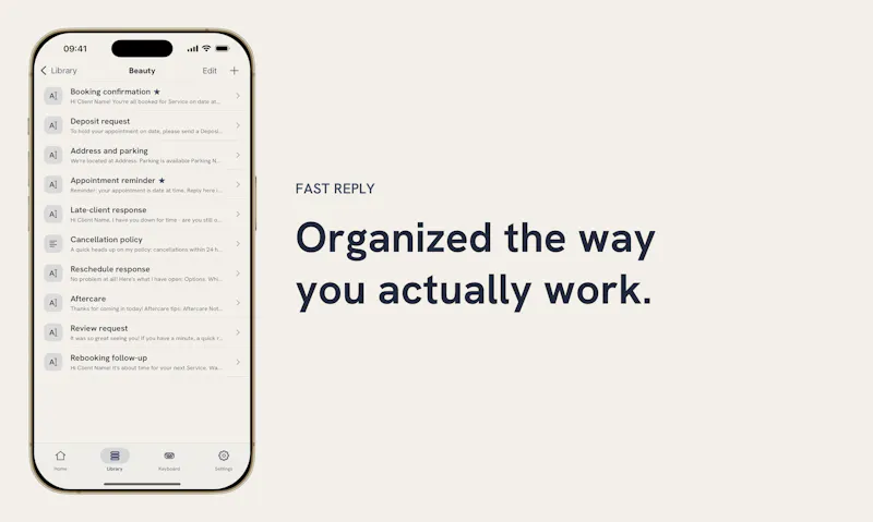 Fast Reply: Saved Replies screenshot 5