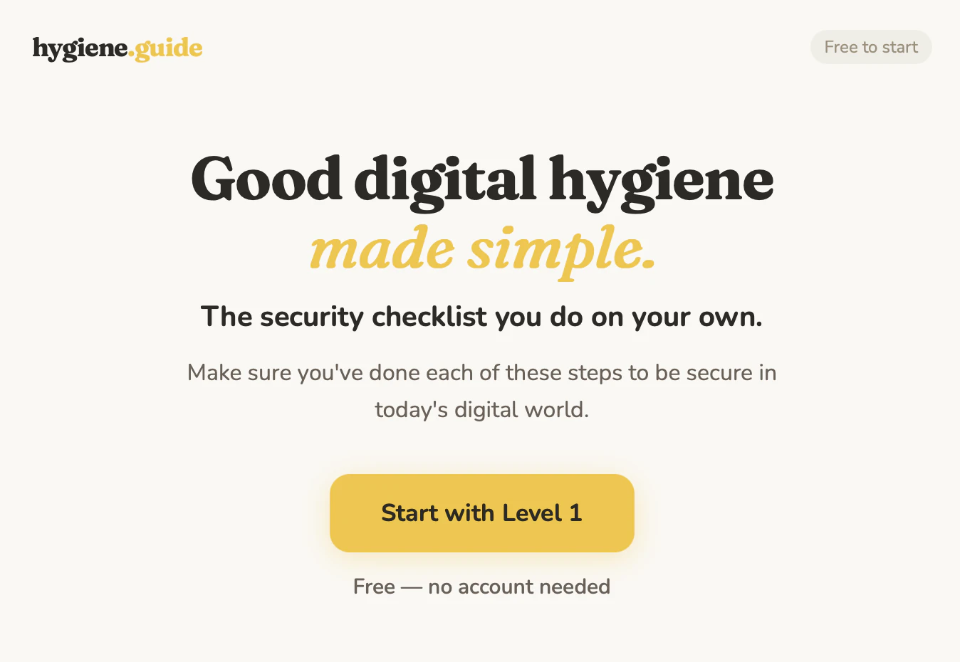 Hygiene Guide