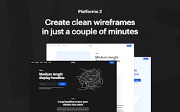 Platforma Wireframe Kit media 2