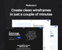 Platforma Wireframe Kit media 2