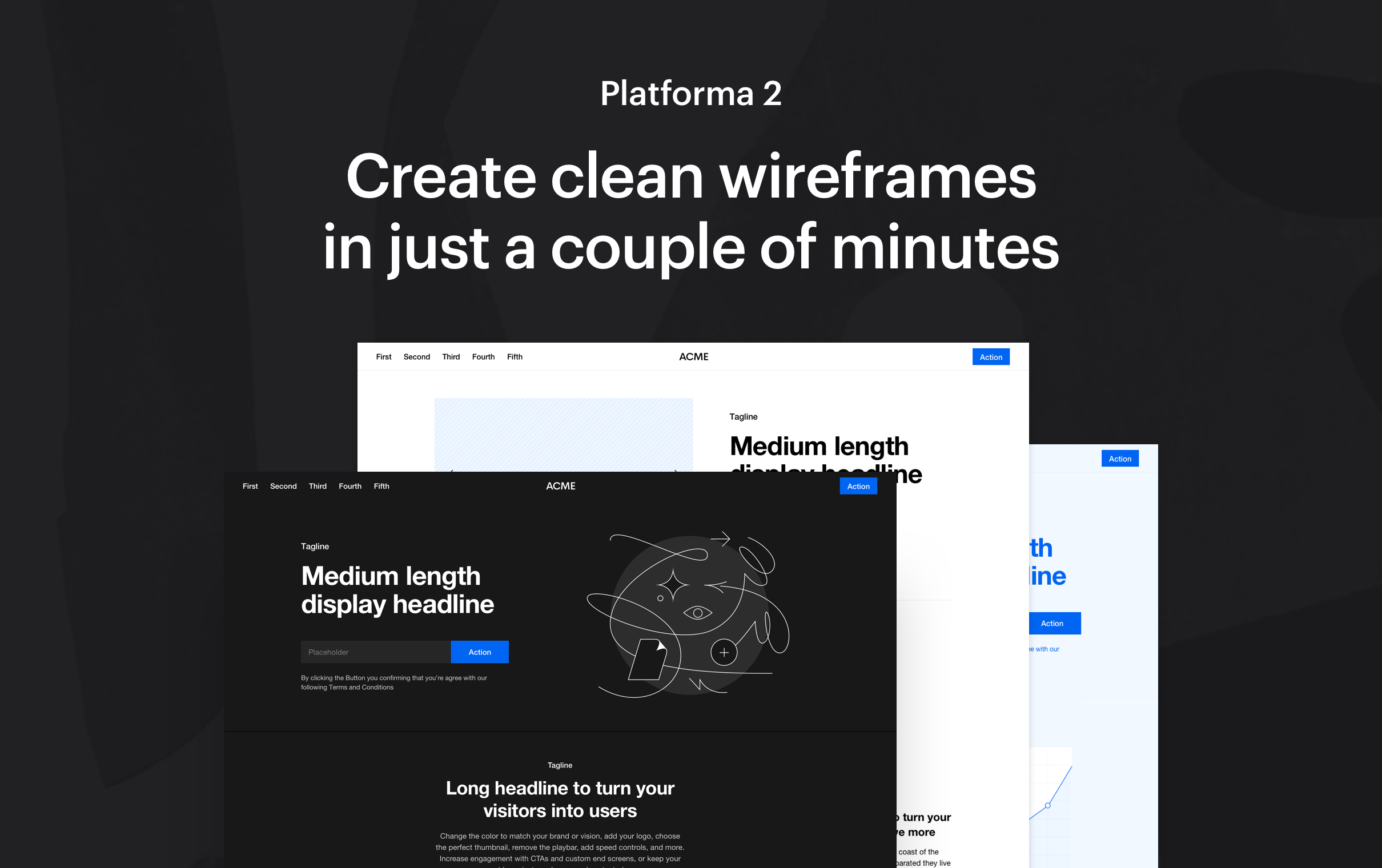 Platforma Wireframe Kit Image