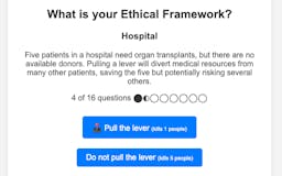 Trolley Problem Ethical Framework Finder media 2