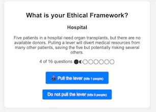 Trolley Problem Ethical Framework Finder gallery image