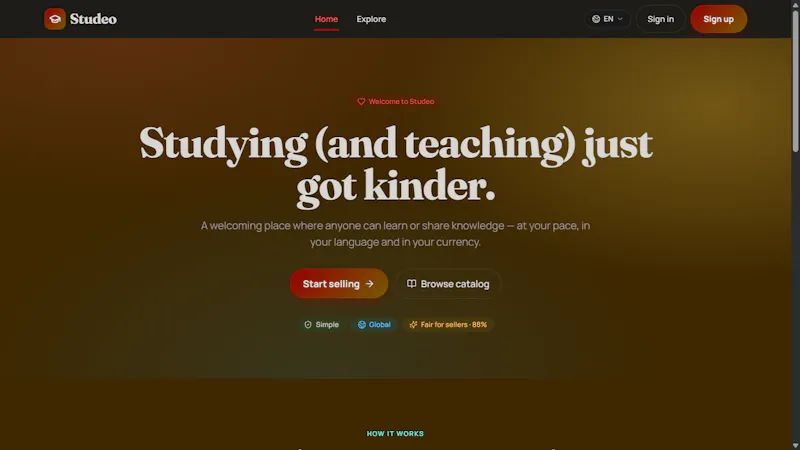 Studeo — Global Study Marketplace screenshot 1