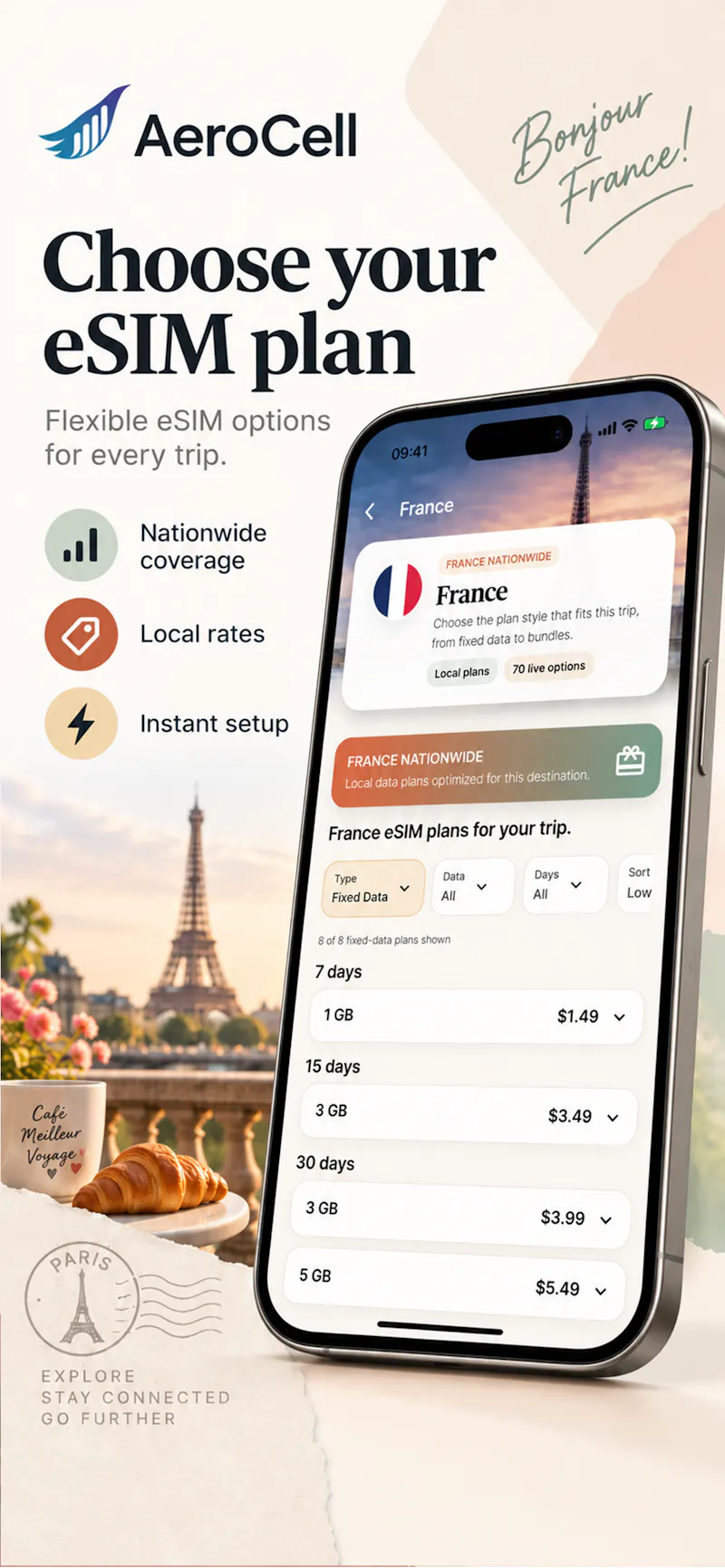 AeroCell: Affordable eSIMs screenshot 5