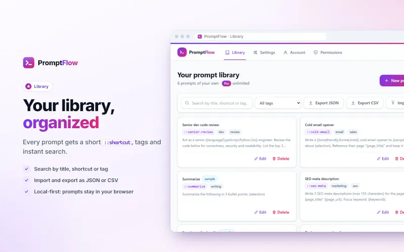 PromptFlow screenshot 6