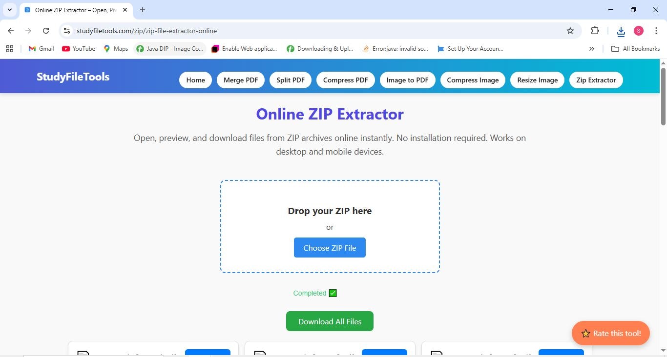 StudyFileTools — PDF, Image & File Tools gallery image