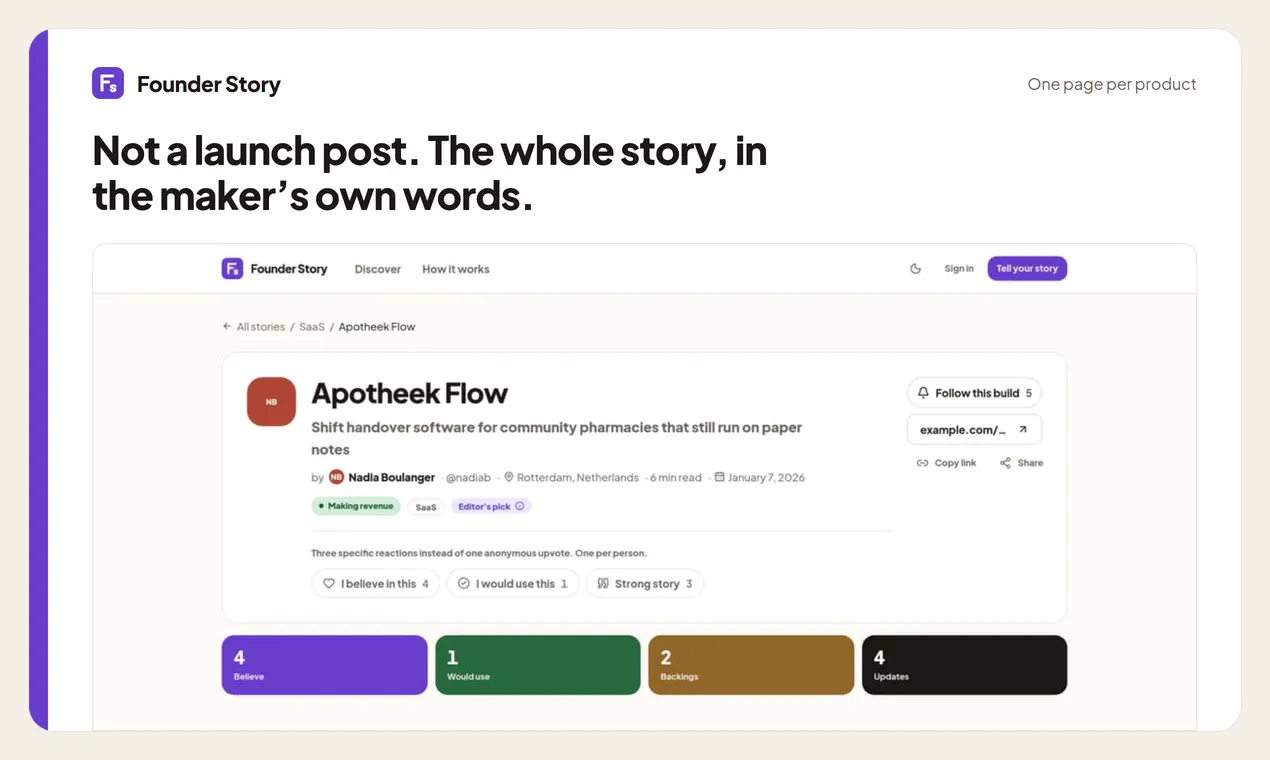 Founder Story gallery image