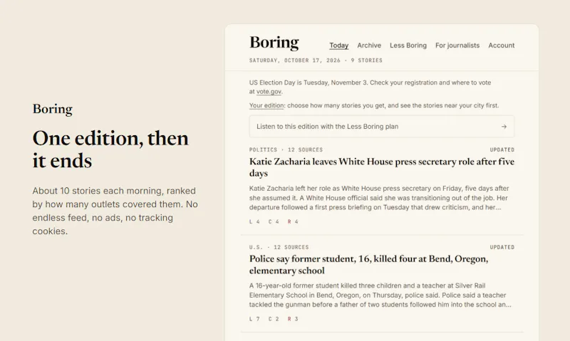 Boring screenshot 1