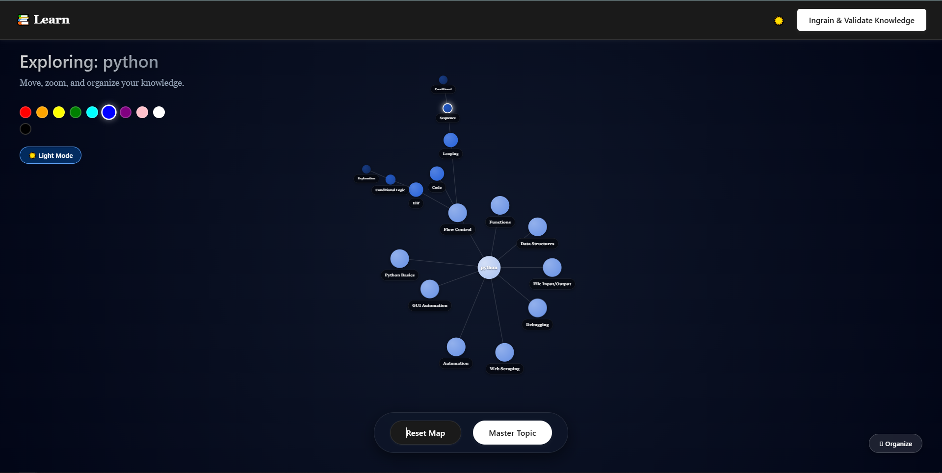True Learning AI App - Main product screenshot demonstrating key features and user interface