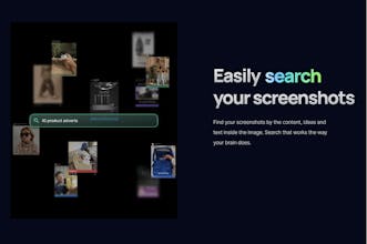 スクリーンショットAIは、最先端の人工知能を用いてスクリーンショットを検索可能にします。