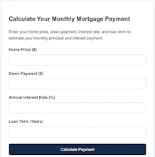Pure Equity Mortgage Calculator gallery image