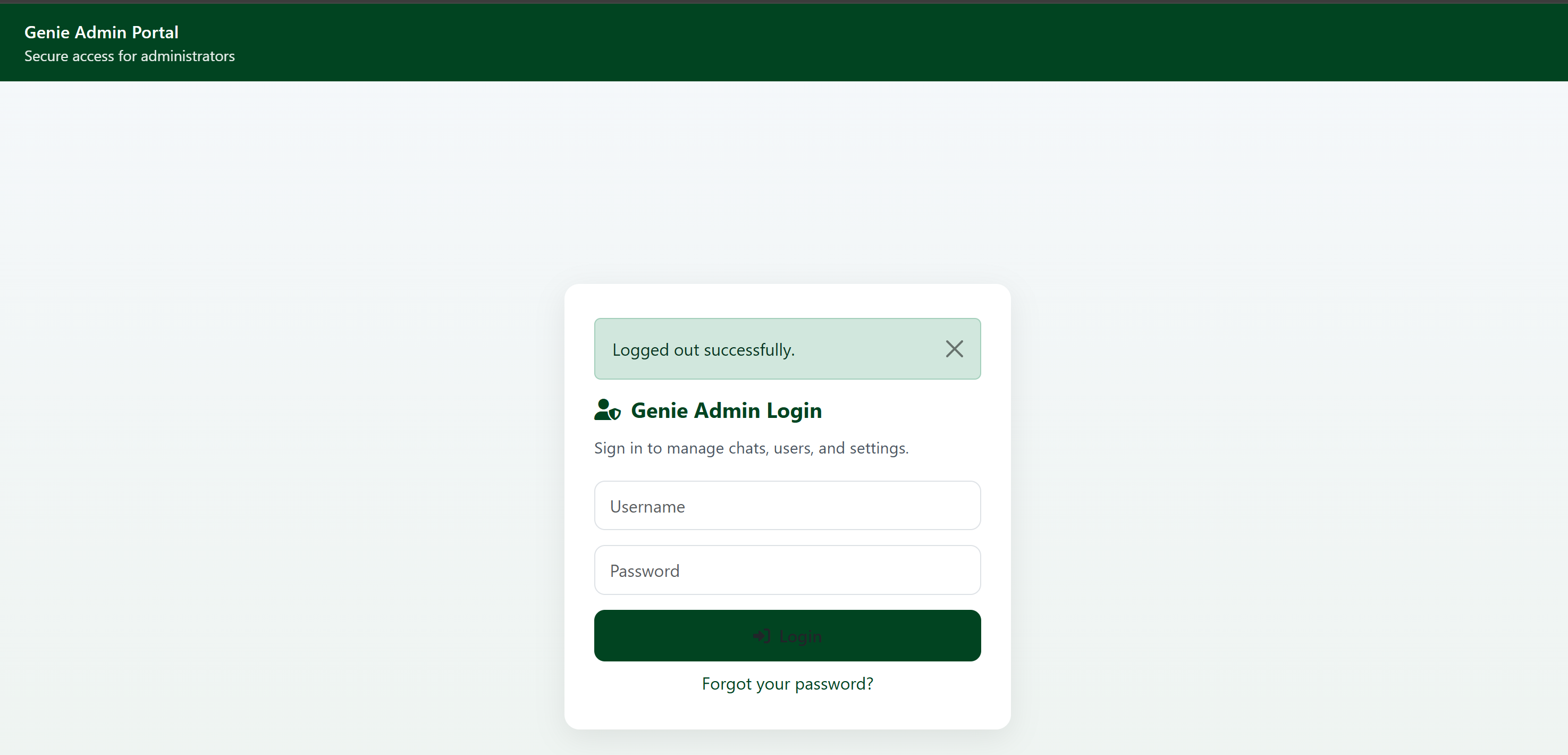 Genie B2b Chatbot - Screenshot 3 showing product features and functionality