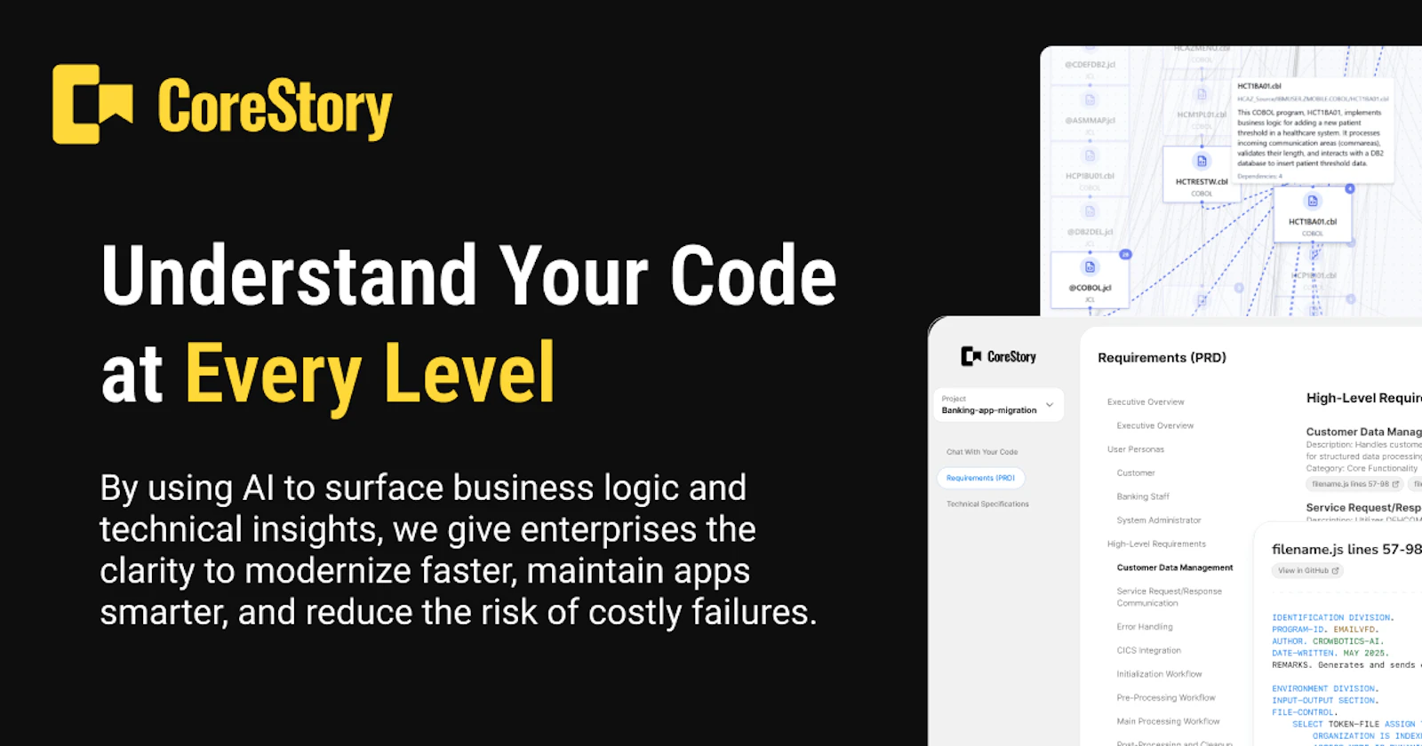 CoreStory screenshot 1