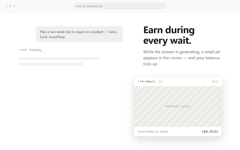 AdWait screenshot 2
