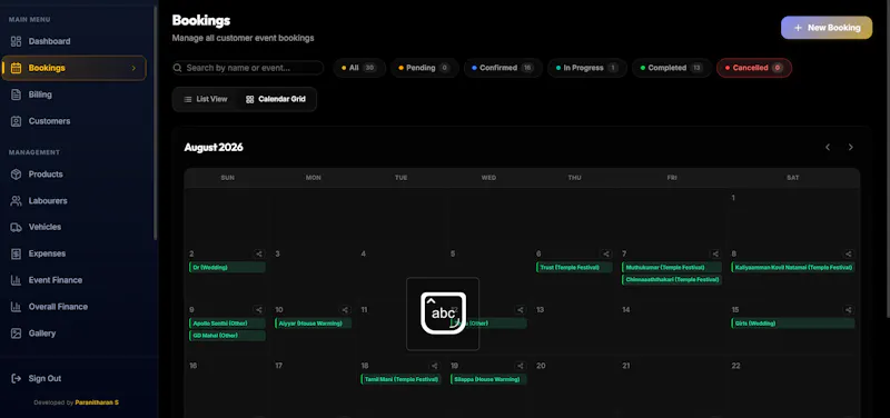 EventOS screenshot 3