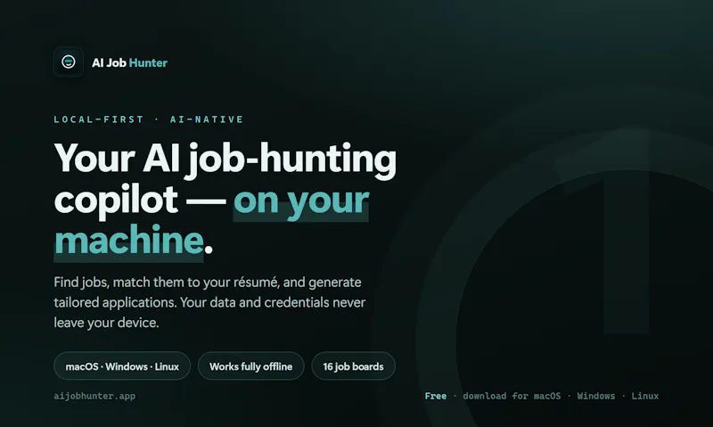AI Job Hunter screenshot 1