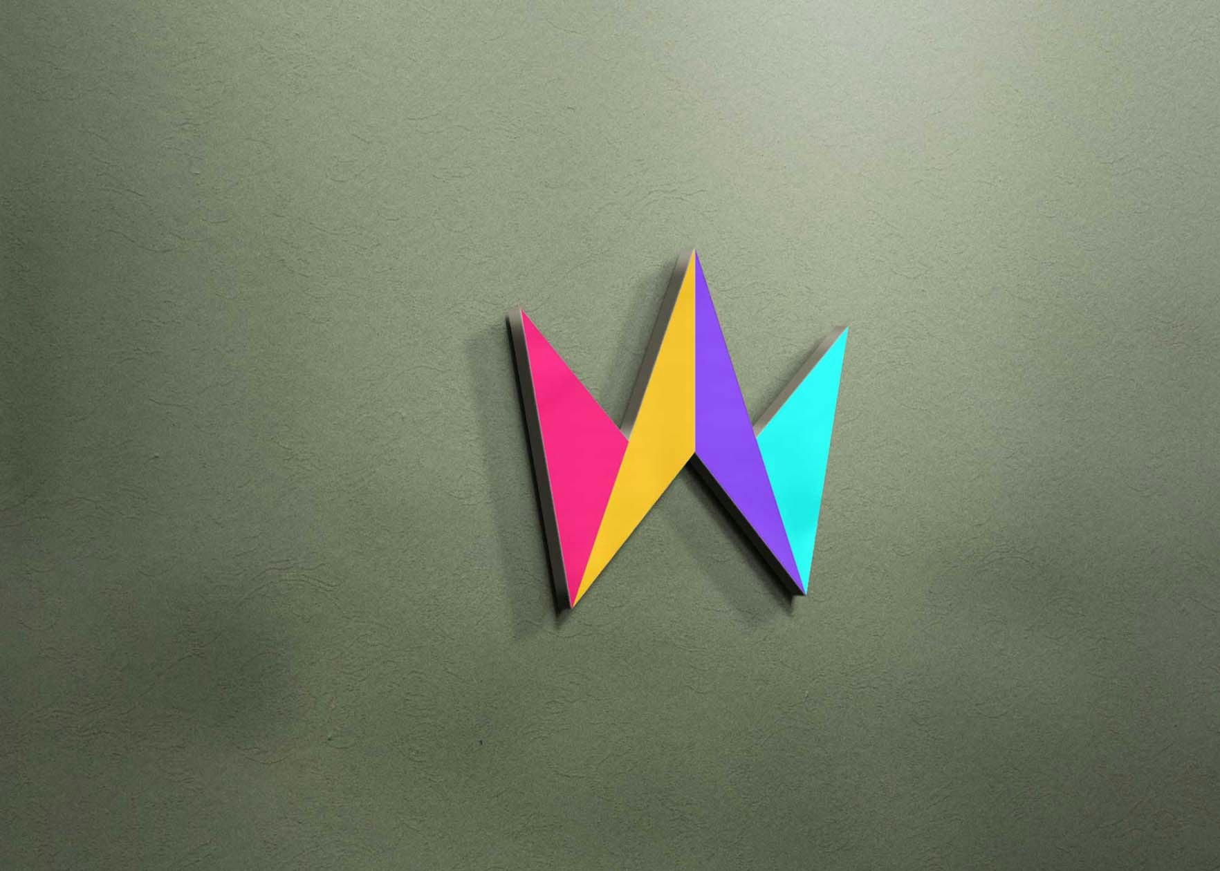 Free 3D Logo Mockup Collection gallery image