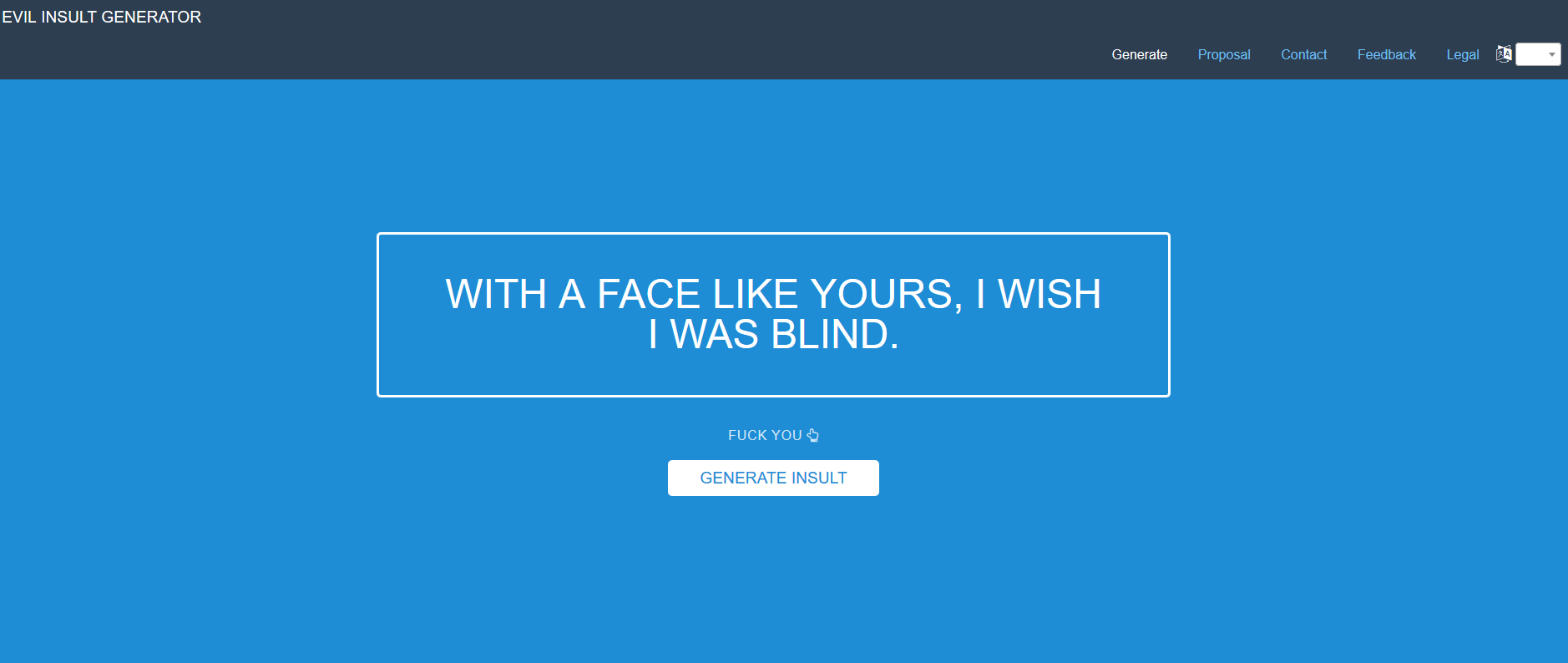 Evil Insult Generator gallery image
