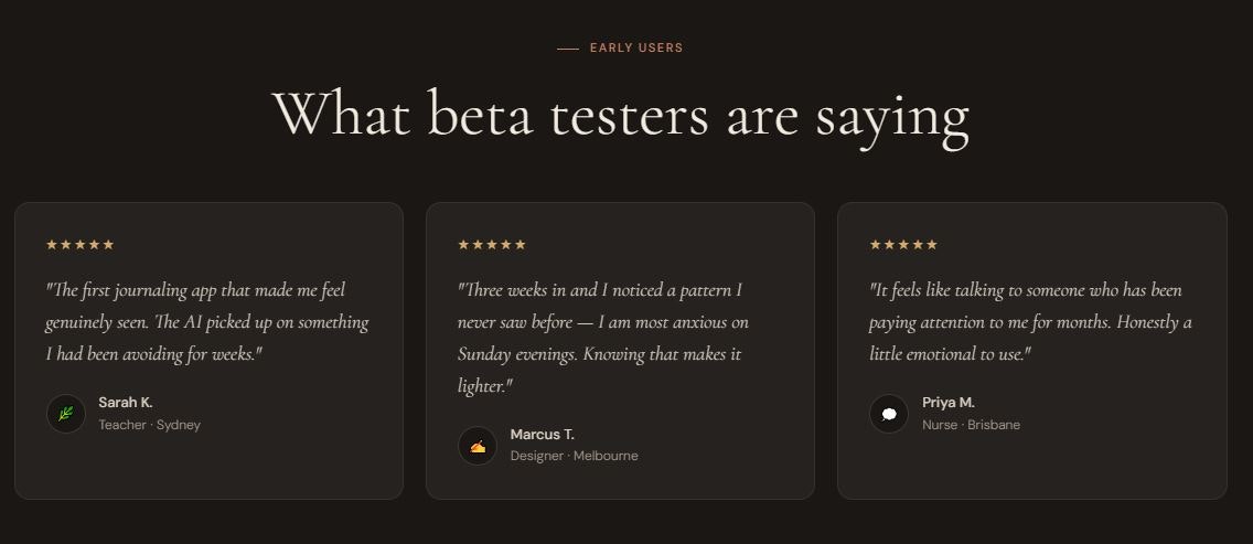 Reflekt — The journal that writes back gallery image