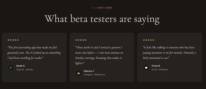 Reflekt — The journal that writes back screenshot 6