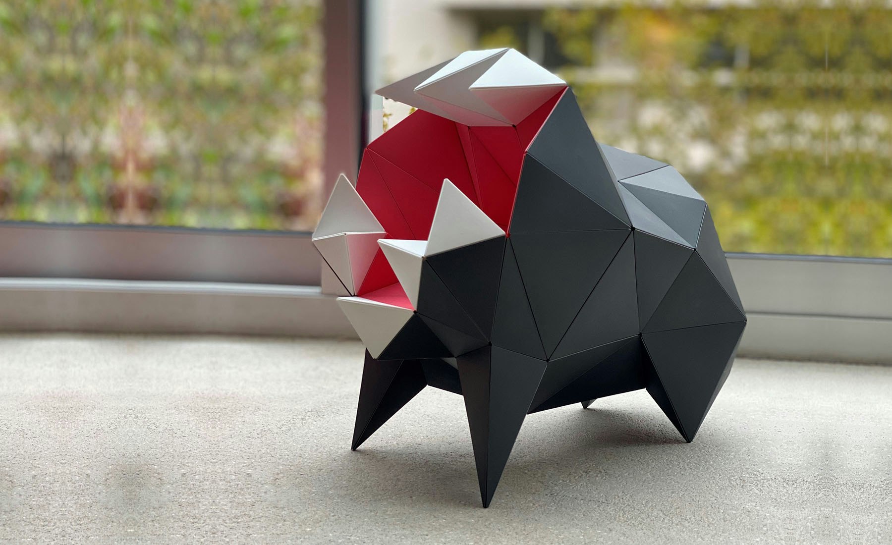 Carapace: prima puzzle 3D di origami fai -da -te media 4