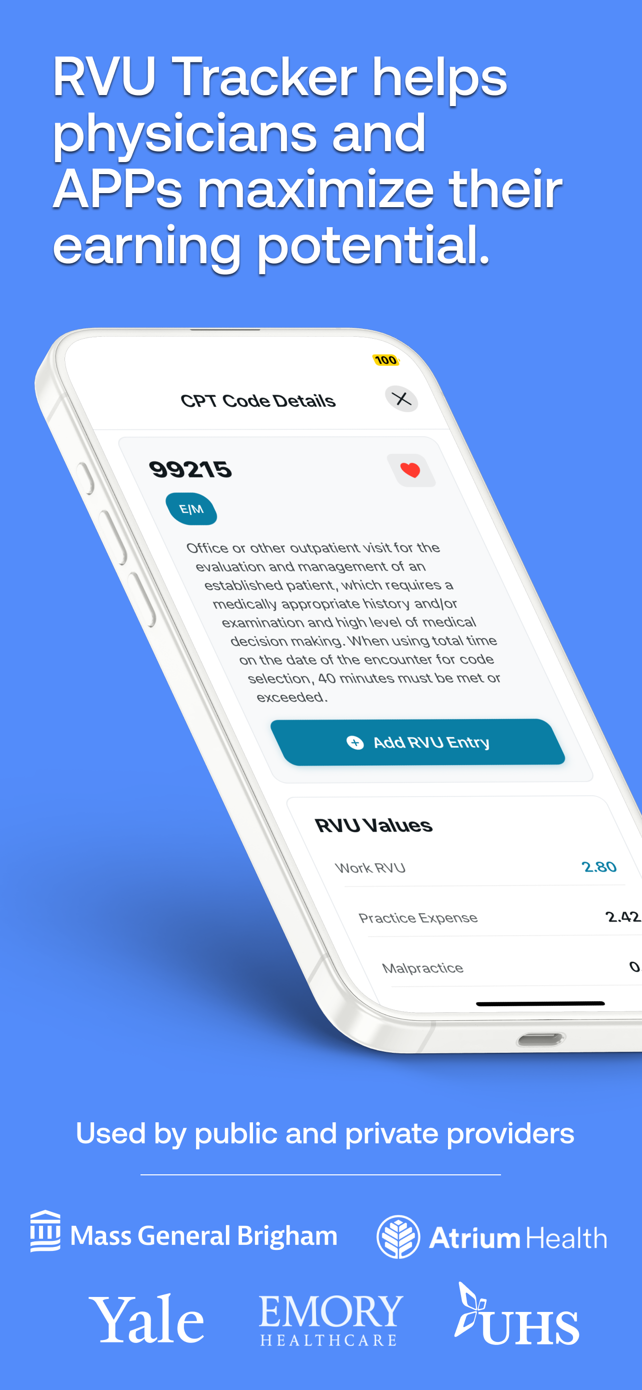 RVU Tracker gallery image