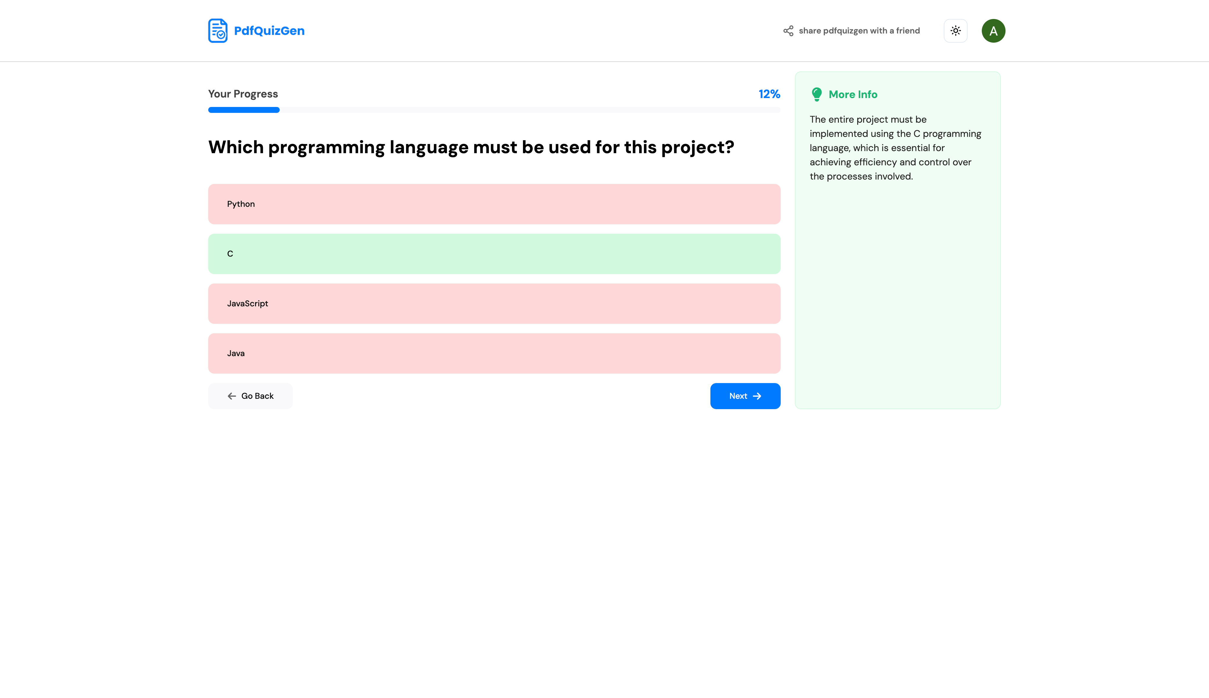 Média pdfquizgen - Générez des quiz en quelques secondes à partir de PDF ou de texte avec AI 1
