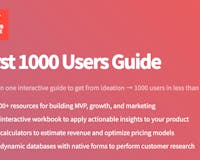 First 1000 Users Guide image
