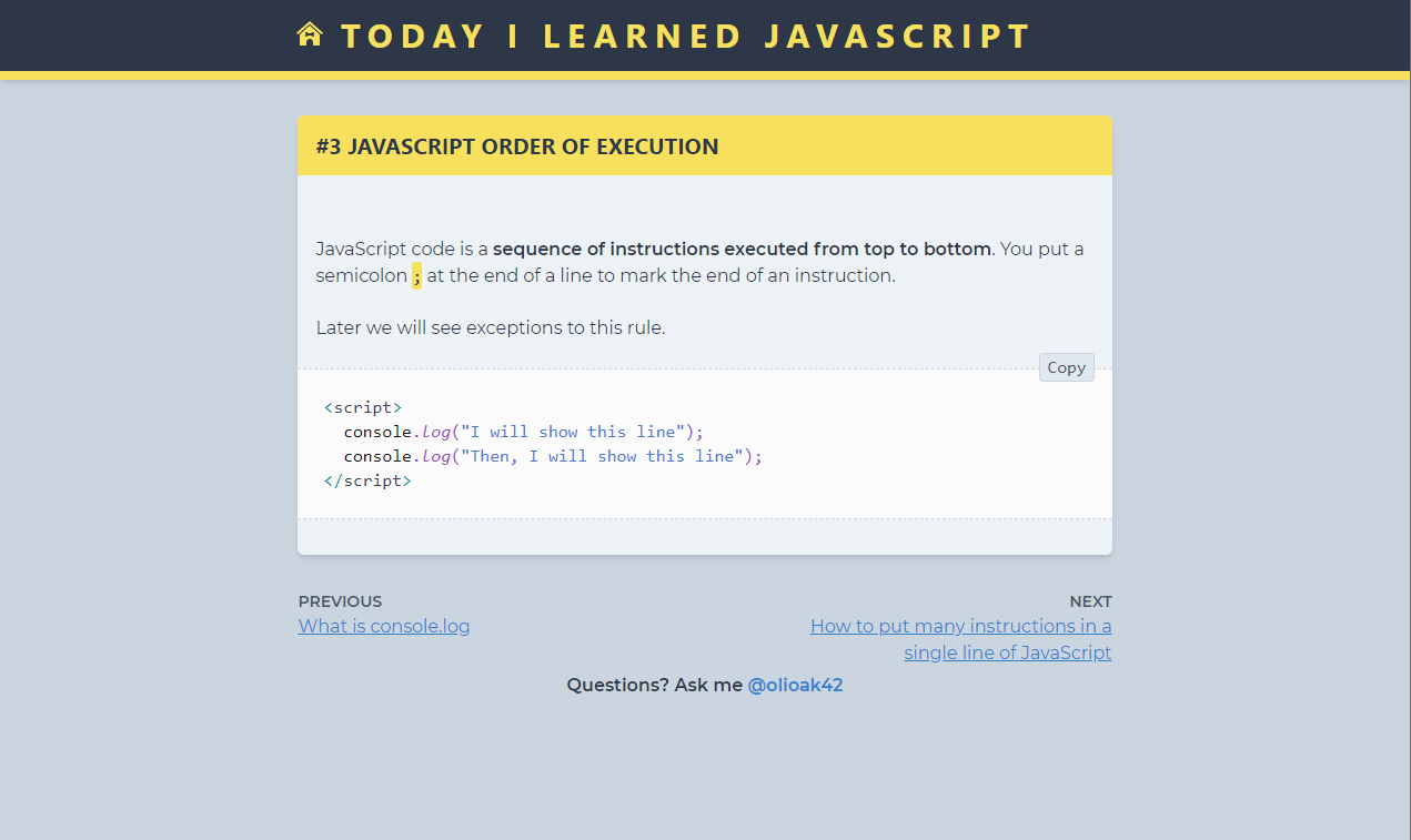 Today I learned JavaScript gallery image
